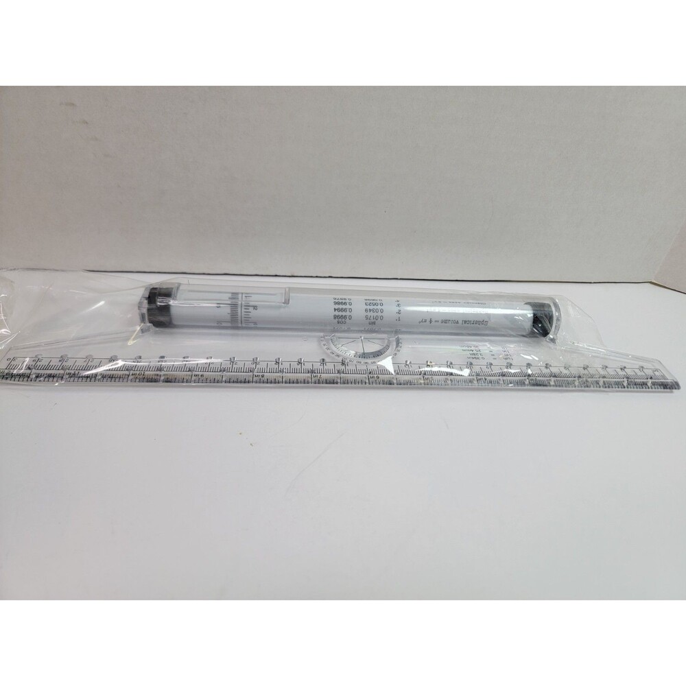 Multi-Purpose Rolling Ruler Drafting Tool 12” Parallel Circle Graph Musical Note - Picture 6 of 6